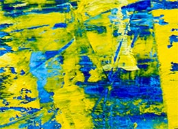 Water Walk - Zara Zo&euml; Gayk 2016, Radikale Malerei - &Ouml;l auf Leinwand, 120 x 200 cm