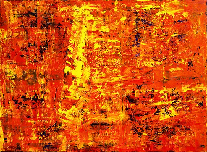 Night Wind, Malerei - &Ouml;l auf Leinwand, 2015, 120 x 160 cm